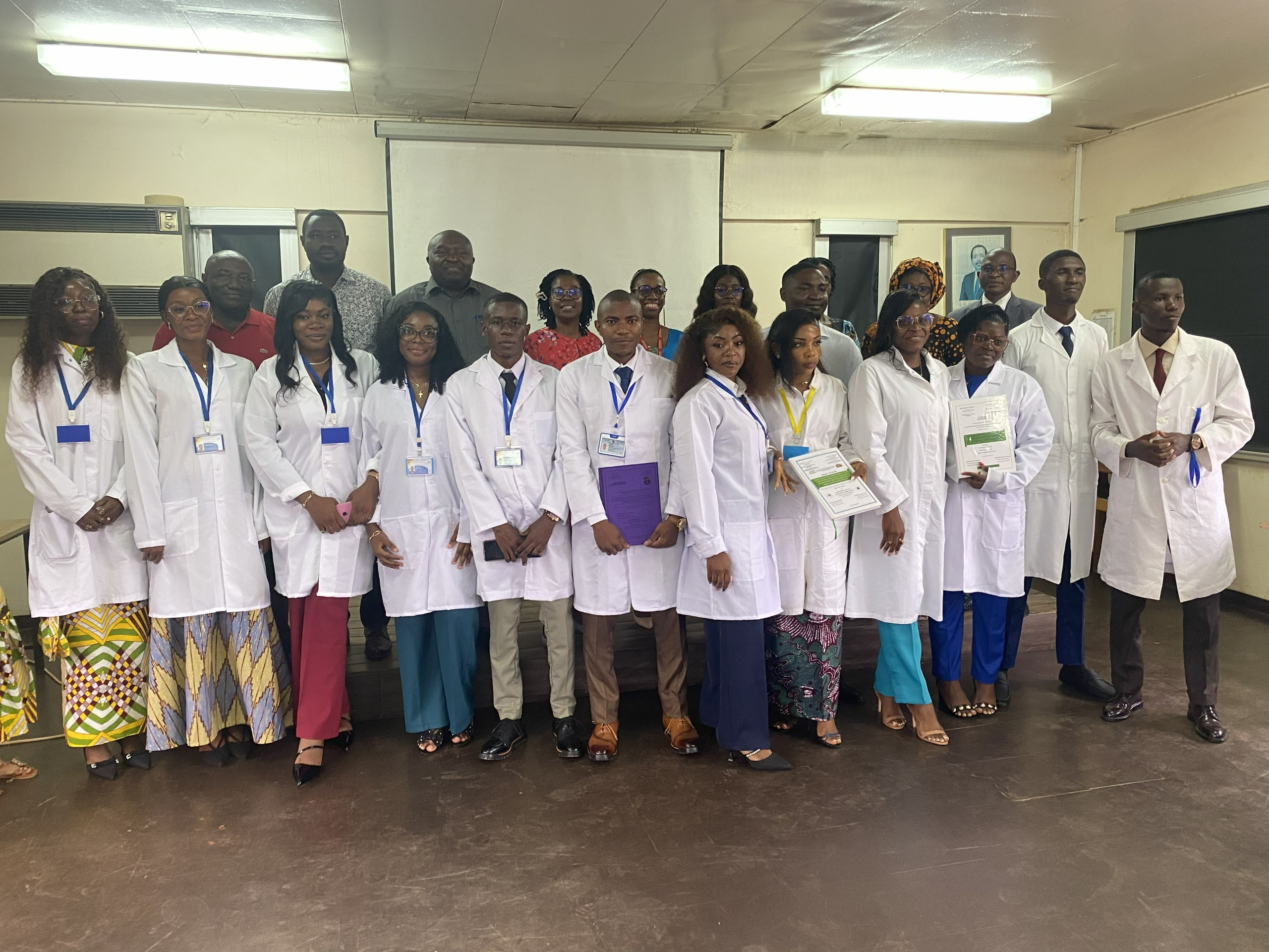 Fin de formation : Les élèves finissants de l’ETAM du Centre Pasteur du Cameroun présentent leurs travaux tuteurés.