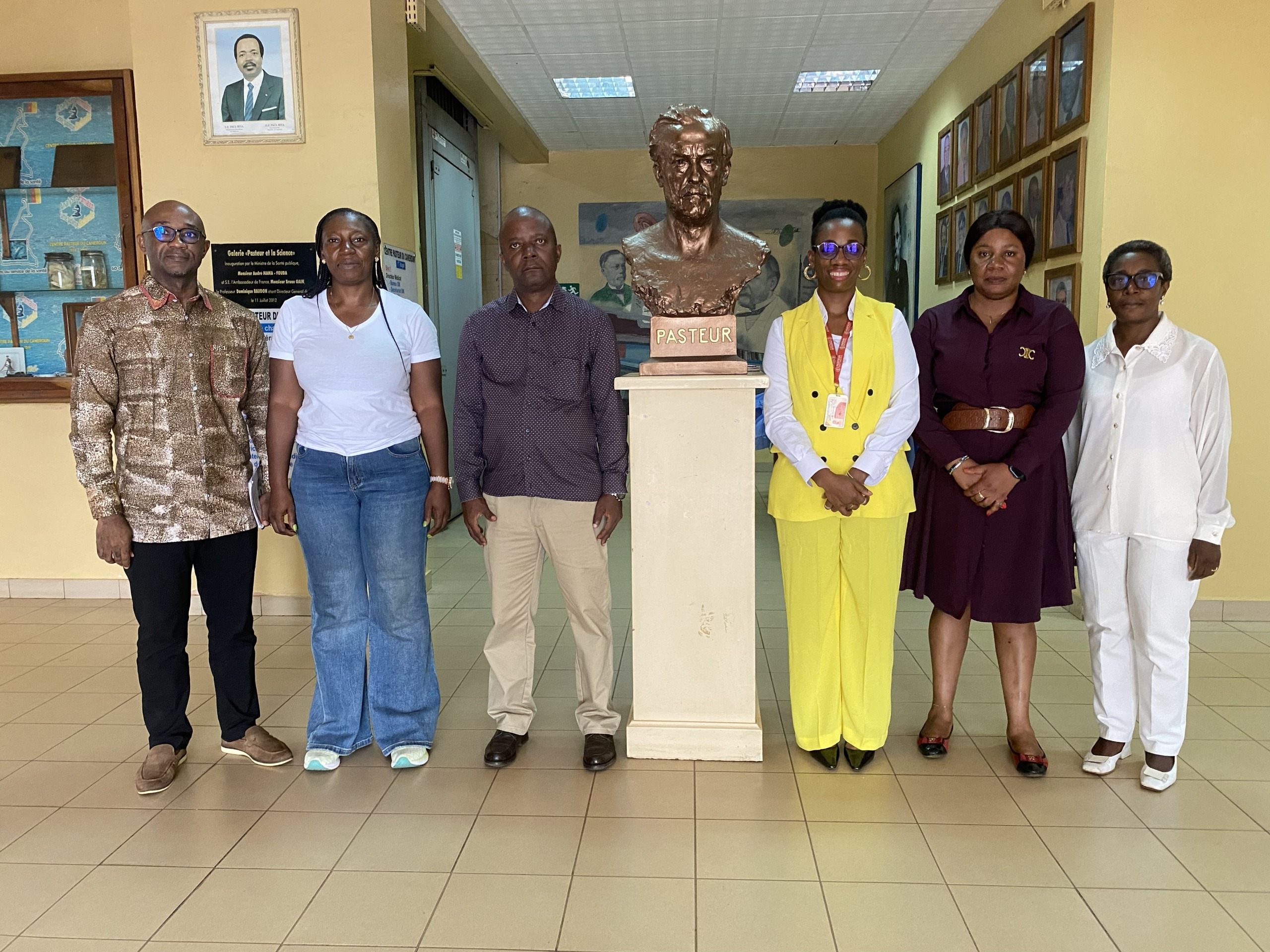 Les responsables du Centre Médico-social du Port Autonome de Douala en immersion professionnelle au Centre Pasteur du Cameroun