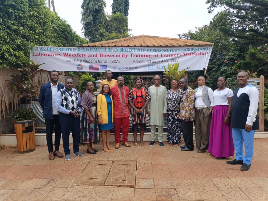 Le Centre Pasteur du Cameroun contribue à la formation de la première cohorte de formateurs nationaux en biosécurité et biosûreté