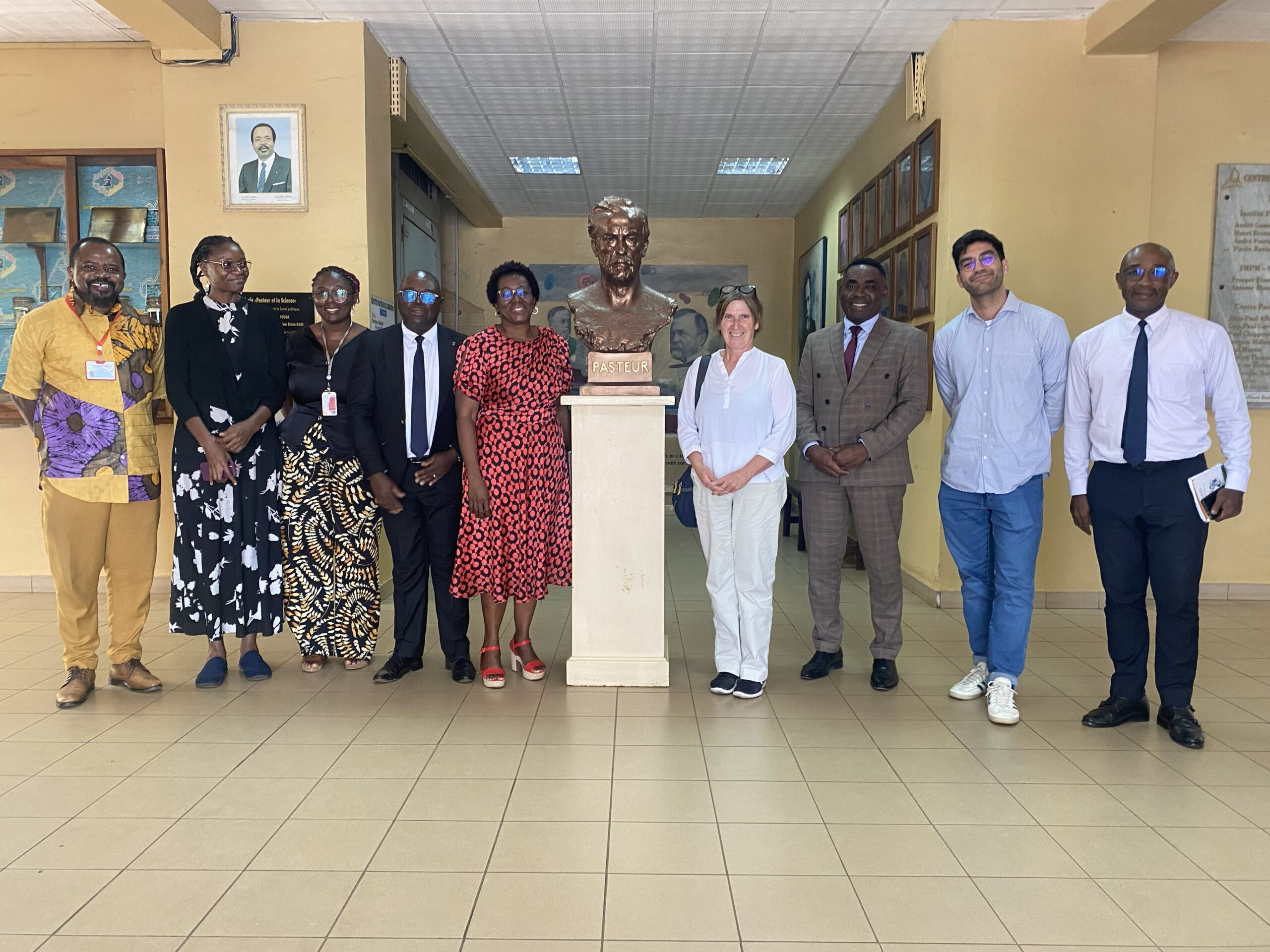 Coopération sanitaire : les responsables de la KfW et de l’OCEAC en visite de travail au Centre Pasteur du Cameroun